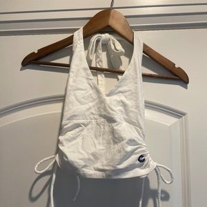 Hollister cropped halter top
